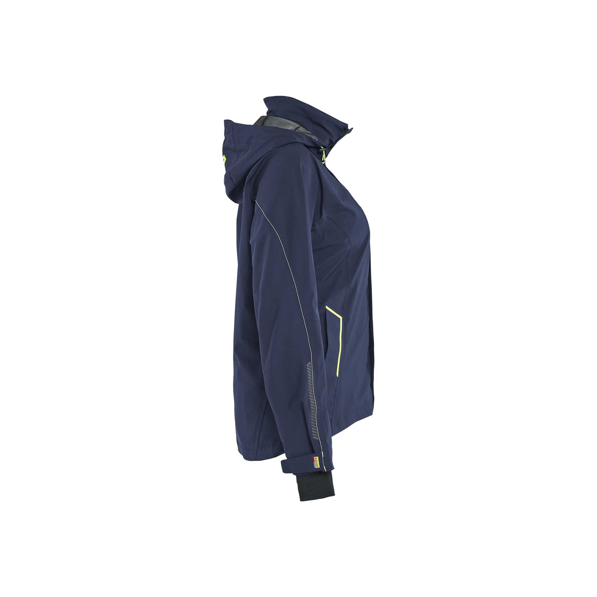 BLAKLADER 44031917 Women's Shell Jacket Stretch Hi Vis Reflective Shell Work Jacket WOMEN - Waterproof